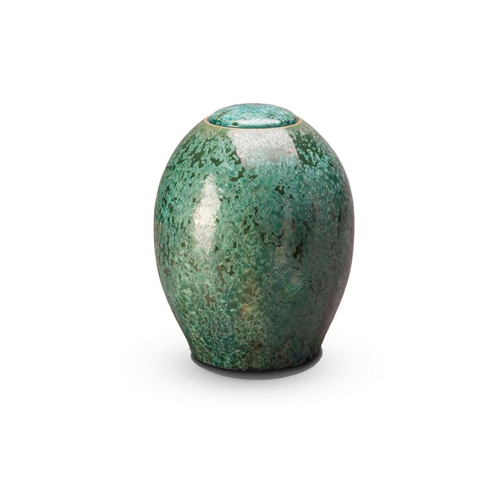 Urna ceràmica verda
